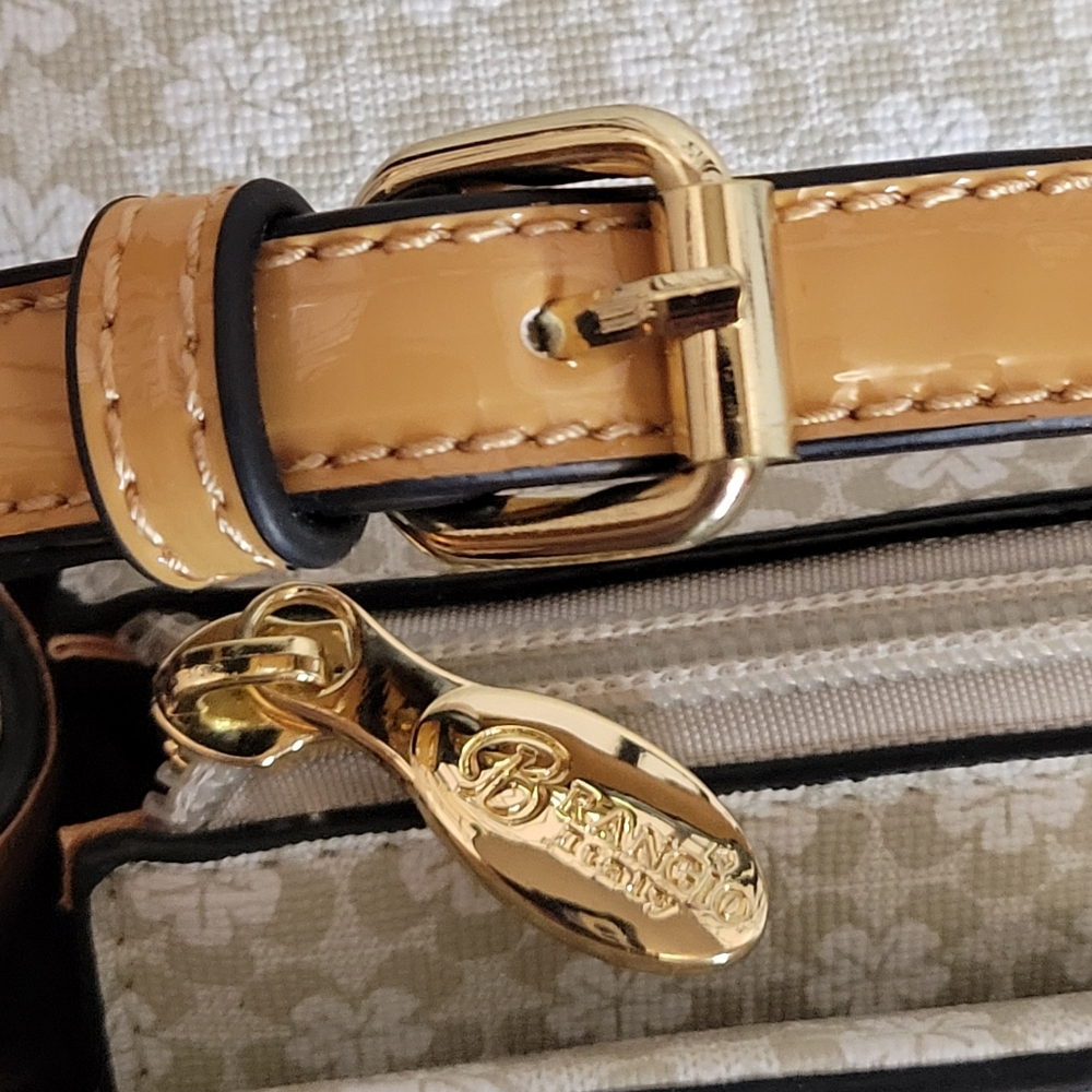 Handmade Italian Crystal Stud Crossbody Bag by Brangio NWT $185 - Picture 12 of 15